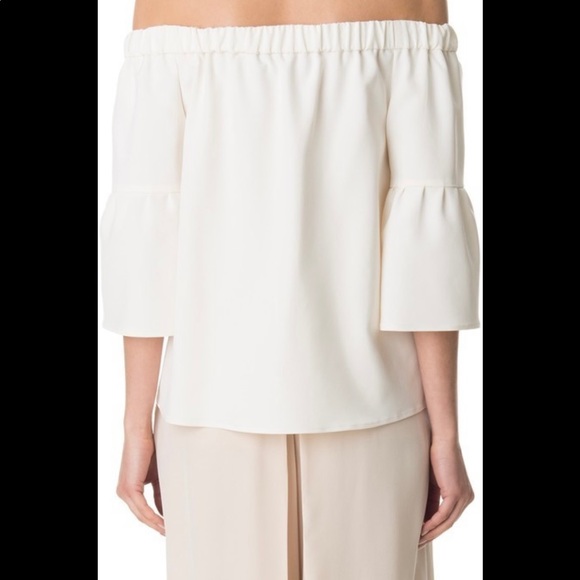 Brand new -  Tibi Stretch Faille Lantern Sleeve Top - Picture 1 of 2